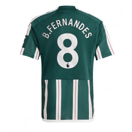 Manchester United Bruno Fernandes #8 Bortatröja 2023-24 Kortärmad